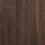 Estantería de cocina madera ingeniería metal marrón 90x40x84 cm