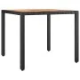 Set de muebles jardín 5 pzas con cojines ratán sintético negro de , Conjuntos de jardín - Ref: Foro24-3277506, Precio: 507,28...