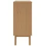 Kommode mit Schubladen OLDEN aus massivem Kiefernholz in Grau und Braun. von , Schubladen - Ref: Foro24-358589, Preis: 135,96...