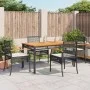 5-piece garden furniture set with black synthetic rattan cushions by , Garden sets - Ref: Foro24-3213562, Price: 371,94 €, Di...