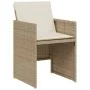 Gartenmöbel-Set 3-teilig aus synthetischem Rattan mit beigen Kissen von , Gartensets - Ref: Foro24-365069, Preis: 178,67 €, R...