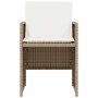 Gartenmöbel-Set 3-teilig aus synthetischem Rattan mit beigen Kissen von , Gartensets - Ref: Foro24-365069, Preis: 181,83 €, R...