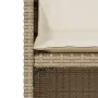 Gartenmöbel-Set 3-teilig aus synthetischem Rattan mit beigen Kissen von , Gartensets - Ref: Foro24-365069, Preis: 178,67 €, R...