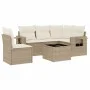 Juego de sofás jardín con cojines 6 pzas ratán sintético beige de , Conjuntos de jardín - Ref: Foro24-3220177, Precio: 442,98...