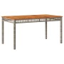 Juego de comedor de jardín 4 piezas con cojines ratán PE gris by , Garden sets - Ref: Foro24-3213576, Price: 327,33 €, Discou...