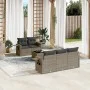 Gartenmöbel-Set, 6-teilig, mit grauen Polstern aus synthetischem Rattan. von , Gartensets - Ref: Foro24-3219899, Preis: 398,5...