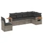Gartenmöbel-Set, 6-teilig, mit grauen Polstern aus synthetischem Rattan. von , Gartensets - Ref: Foro24-3226858, Preis: 382,5...