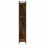 Regal aus Holz, Ingenieurwesen und Metall, Eiche geräuchert, 79x30x180 cm. von , Bücherregale und Regale - Ref: Foro24-845433...