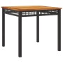 Set comedor de jardín 3 pzas con cojines ratán sintético negro by , Garden sets - Ref: Foro24-3213560, Price: 198,02 €, Disco...