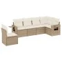 Juego de sofás jardín con cojines 6 pzas ratán sintético beige by , Garden sets - Ref: Foro24-3220227, Price: 425,17 €, Disco...