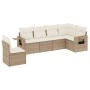 Juego de sofás jardín con cojines 6 pzas ratán sintético beige by , Garden sets - Ref: Foro24-3220227, Price: 408,31 €, Disco...