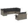 Gartenmöbel-Set 9-teilig mit grauen Polstern aus synthetischem Rattan von , Gartensets - Ref: Foro24-3220619, Preis: 546,70 €...