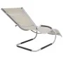 Tumbona con cojín aluminio y textilene color crema by vidaXL, Loungers - Ref: Foro24-47778, Price: 101,88 €, Discount: %