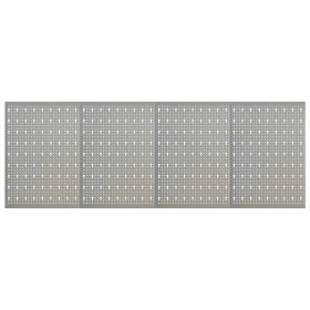 Pegboards for wall 4 units steel 40x58 cm by vidaXL, Tool Organization and Storage - Ref: Foro24-145350, Price: 44,20 €, Disc...