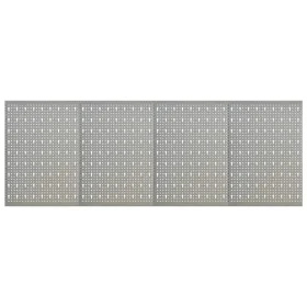 Pegboards for wall 4 units steel 40x58 cm by vidaXL, Tool Organization and Storage - Ref: Foro24-145350, Price: 44,84 €, Disc...