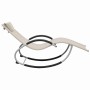 Tumbona con almohada textileno crema de vidaXL, Tumbonas - Ref: Foro24-47789, Precio: 106,09 €, Descuento: %