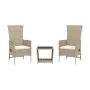 Set comedor de jardín 3 pzas con cojines ratán sintético beige by , Garden sets - Ref: Foro24-3277590, Price: 259,35 €, Disco...