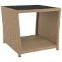Set comedor de jardín 3 pzas con cojines ratán sintético beige by , Garden sets - Ref: Foro24-3277590, Price: 259,35 €, Disco...