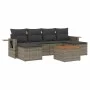 Set de sofás de jardín 7 piezas con cojines ratán PE gris by , Modular outdoor sofas - Ref: Foro24-3224688, Price: 370,66 €, ...