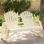 Doppelter Adirondack-Gartenstuhl aus massiver Fichte von , Modulare Sofas für den Außenbereich - Ref: Foro24-365095, Preis: 1...