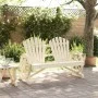 Sillón de jardín Adirondack doble madera maciza de abeto de , Sofás modulares de exterior - Ref: Foro24-365095, Precio: 149,8...