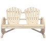 Sillón de jardín Adirondack doble madera maciza de abeto by , Modular outdoor sofas - Ref: Foro24-365095, Price: 152,23 €, Di...