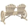 Doppelter Adirondack-Gartenstuhl aus massiver Fichte von , Modulare Sofas für den Außenbereich - Ref: Foro24-365095, Preis: 1...