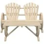 Zweiteiliges Gartensitzmöbel-Set aus massivem Kiefernholz. von , Modulare Sofas für den Außenbereich - Ref: Foro24-365097, Pr...