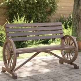 Zweierbank aus massivem Fichtenholz von , Modulare Sofas für den Außenbereich - Ref: Foro24-365104, Preis: 195,98 €, Rabatt: %