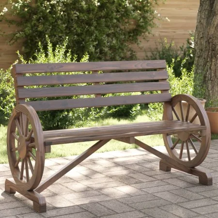Zweierbank aus massivem Fichtenholz von , Modulare Sofas für den Außenbereich - Ref: Foro24-365104, Preis: 195,98 €, Rabatt: %