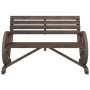 Banco de jardín de 2 plazas madera maciza de abeto by , Modular outdoor sofas - Ref: Foro24-365104, Price: 203,80 €, Discount: %