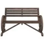 Zweierbank aus massivem Fichtenholz von , Modulare Sofas für den Außenbereich - Ref: Foro24-365104, Preis: 195,98 €, Rabatt: %
