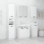 5-teiliges Badezimmerschrank-Set aus weißem Sperrholz von , Badezimmermöbel - Ref: Foro24-3115852, Preis: 299,63 €, Rabatt: %