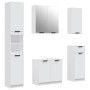 5-teiliges Badezimmerschrank-Set aus weißem Sperrholz von , Badezimmermöbel - Ref: Foro24-3115852, Preis: 306,13 €, Rabatt: %
