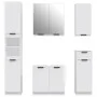5-teiliges Badezimmerschrank-Set aus weißem Sperrholz von , Badezimmermöbel - Ref: Foro24-3115852, Preis: 299,63 €, Rabatt: %