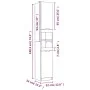 5-teiliges Badezimmerschrank-Set aus weißem Sperrholz von , Badezimmermöbel - Ref: Foro24-3115852, Preis: 299,63 €, Rabatt: %