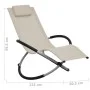 Kinderliege aus cremefarbenem Stahl von vidaXL, Liegen - Ref: Foro24-47794, Preis: 76,64 €, Rabatt: %