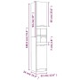 5-teiliges Badezimmerschrank-Set aus weißem Sperrholz von , Badezimmermöbel - Ref: Foro24-3115852, Preis: 306,13 €, Rabatt: %
