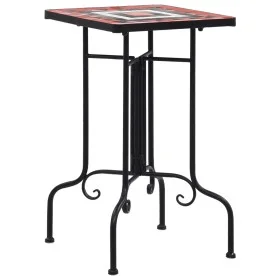 Side table with terracotta and white ceramic mosaic. by vidaXL, Pot stands - Ref: Foro24-46712, Price: 40,11 €, Discount: %