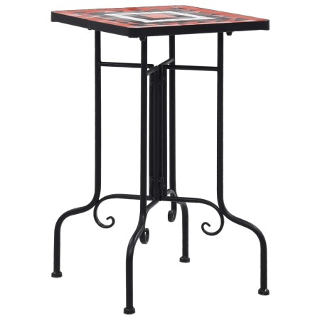 Beistelltisch aus Terrakotta und weißem Keramikmosaik von vidaXL, Topfständer - Ref: Foro24-46712, Preis: 40,43 €, Rabatt: %