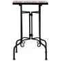 Mesa auxiliar de mosaico cerámica terracota y blanco de vidaXL, Soportes para macetas - Ref: Foro24-46712, Precio: 39,99 €, D...