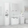4-teiliges Badezimmermöbelset aus weißem Sperrholz von , Badezimmermöbel - Ref: Foro24-3115884, Preis: 261,76 €, Rabatt: %