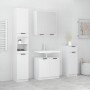 Juego de muebles de baño 4 piezas madera contrachapada blanco | Foro24.es | Tu tienda online para hogar, jardín y más Foro24.es