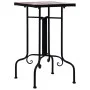 Beistelltisch aus Terrakotta und weißem Keramikmosaik von vidaXL, Topfständer - Ref: Foro24-46712, Preis: 40,43 €, Rabatt: %