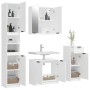 Juego de muebles de baño 4 piezas madera contrachapada blanco | Foro24.es | Tu tienda online para hogar, jardín y más Foro24.es