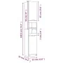 4-teiliges Badezimmermöbelset aus weißem Sperrholz von , Badezimmermöbel - Ref: Foro24-3115884, Preis: 261,76 €, Rabatt: %