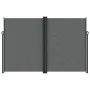 Anthracite retractable side awning 220x1200 cm by , Umbrellas - Ref: Foro24-318086, Price: 210,08 €, Discount: %