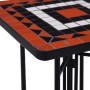 Beistelltisch aus Terrakotta und weißem Keramikmosaik von vidaXL, Topfständer - Ref: Foro24-46712, Preis: 40,43 €, Rabatt: %