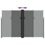 Anthracite retractable side awning 220x1200 cm by , Umbrellas - Ref: Foro24-318086, Price: 210,08 €, Discount: %