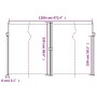 Anthracite retractable side awning 220x1200 cm by , Umbrellas - Ref: Foro24-318086, Price: 212,90 €, Discount: %